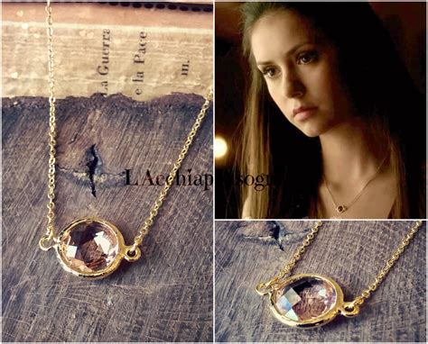 The Vampire Diaries Inspired Jewelry Elena Gilbert Light Peach