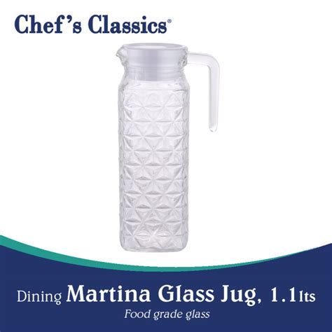 Chefs Classics Dining Martina Glass Jug Pitcher 11lts Lazada Ph