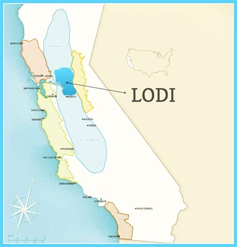 Lodi Wine Region Red And White Wines In California