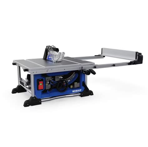 Kobalt 10 In Carbide Tipped Blade 15 Amp Portable Benchtop Table Saw
