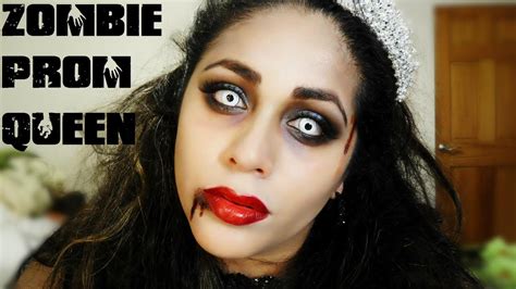 Zombie Prom Queen Bride Halloween Makeup Youtube