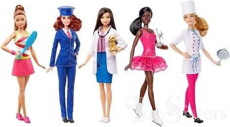 20162017 Barbie Career You Can Be Anything 5 Doll Set Fjp88 Toy