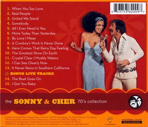 Entre Musica Sonny Cher S Collection I Got You Babe