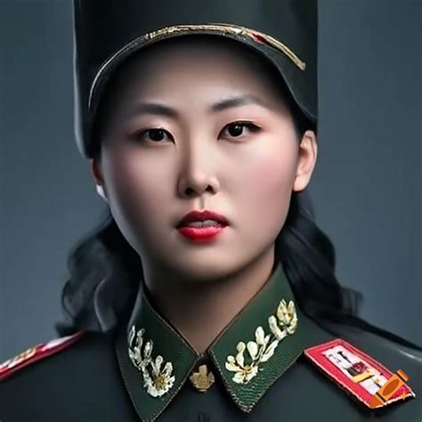 North Korean Female Soldiers Ultra Sharp Focused Highly Detailed Ultra High Resolution Stunning