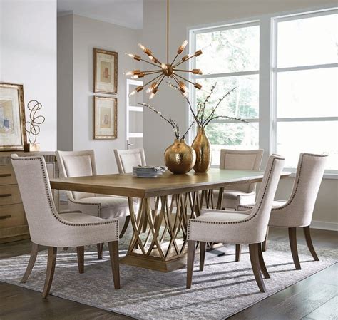 Classic Contemporary Brown 5 Piece Dining Set Park Avenue Rc Willey
