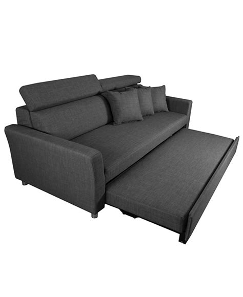Cosy 3 Seater Sofa Bed Solid Birch Baci Living Room