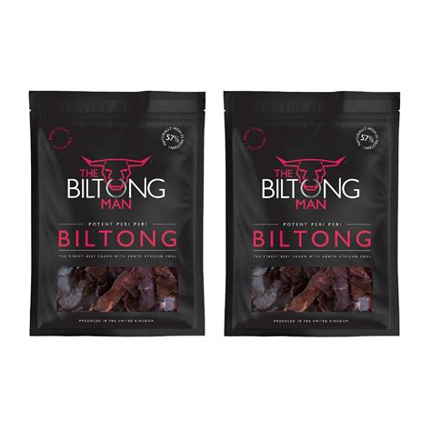 Buy The Biltong Man Peri Peri Beef Biltong Y High Protein Dried