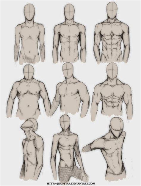 Anatomia Masculina E Suas VariaÇÕes Desenho De Pessoas Desenhos De