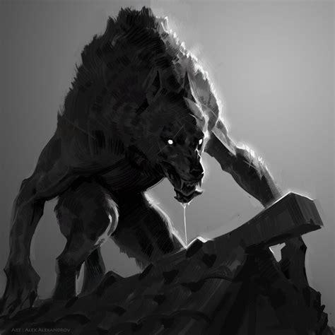 Artstation Alex Alexandrov Wolfie 3 In 2022 Werewolf Art