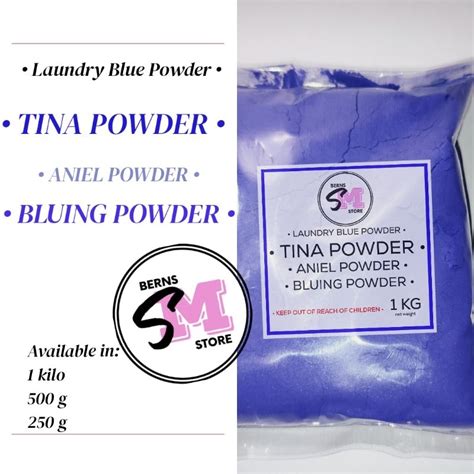 Tina Powder Aniel Powder Bluing Powder Laundry Blue Powder Shopee Philippines