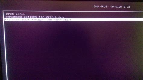 Arch Linux установка с Efi и Dual Boot с Windows