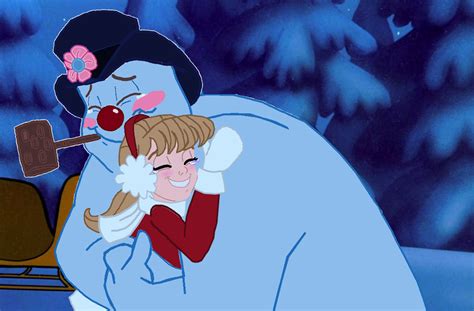 Image Tom And Jerry Meet Frosty The Snowman Frosty Hugs Karen As A