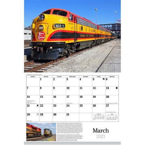 2025 Rail Calendar
