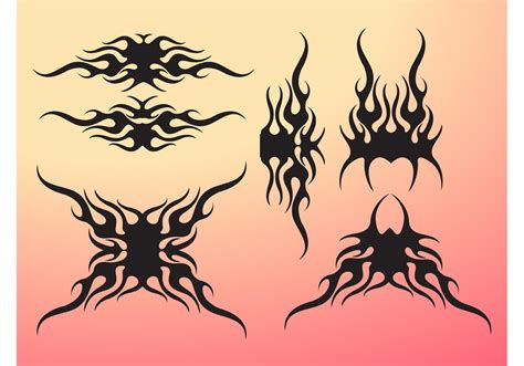 Tribal Flame Pack Download Free Vector Art Stock Graphics And Images
