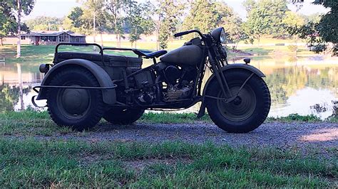 One Of Few 1941 Harley Davidson Ta Knucklehead Is The Rarest Wartime