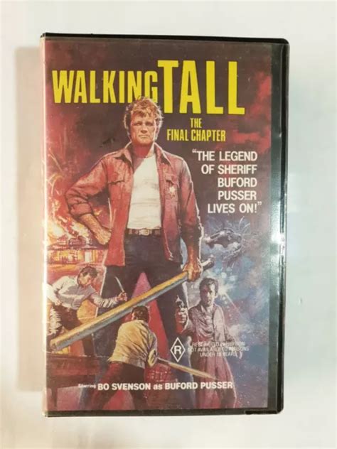 Walking Tall The Final Chapter Action Vhs Cassette Tape Rated R Bo Svenson Picclick