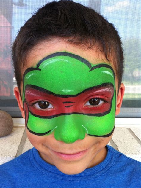 Ninja Turtle Face Paint Painting For Kids Face Painting Ninja Turtle