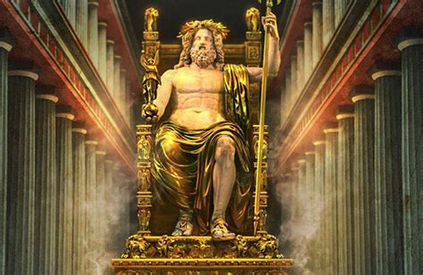10 most spectacular ancient roman temples. Statue of Zeus