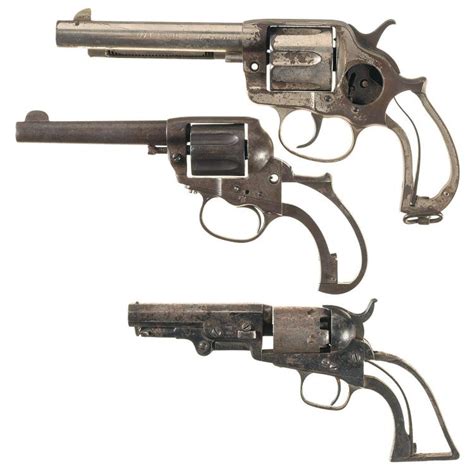 Sold Price Three Colt Revolvers A Colt Model 1878 Frontier Six