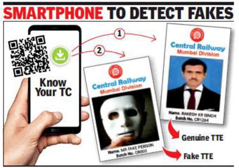 Now Scan Qr To Check If Tte Is Genuine Mumbai News Times Of India