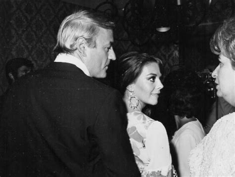“natalie Wood And Her Husband Richard Gregson Attend A Cocktail Party