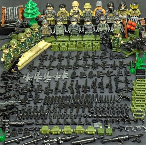 20pcs Camouflage D Boy Soldiers Minifigures Compatible Lego Military