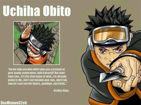 Obito Quote Pin On Favorite Obito Quotes Obito Uchiha Was A Genius