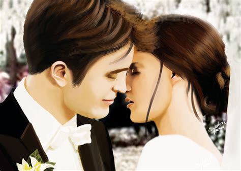 Edward And Bella Kissing In Breaking Dawn