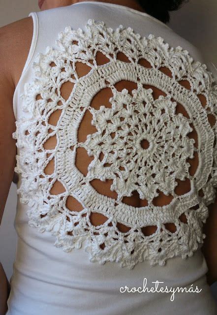 Doily - I've done this with a long sleeve shirt and put ...