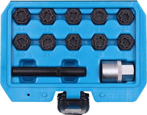Abn Wheel Lock Removal Tool Kit Lug Nut Key 5cc