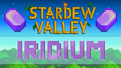 While it's not immediately possible to farm iridium at the start of the game, there are a few tricks to. HOW TO GET LOTS OF IRIDIUM (1000+) | Stardew Valley - YouTube
