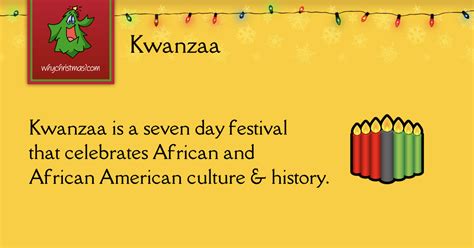 Families that celebrate kwanzaa do so in different ways. Kwanzaa - Christmas Customs and Traditions - whychristmas?com