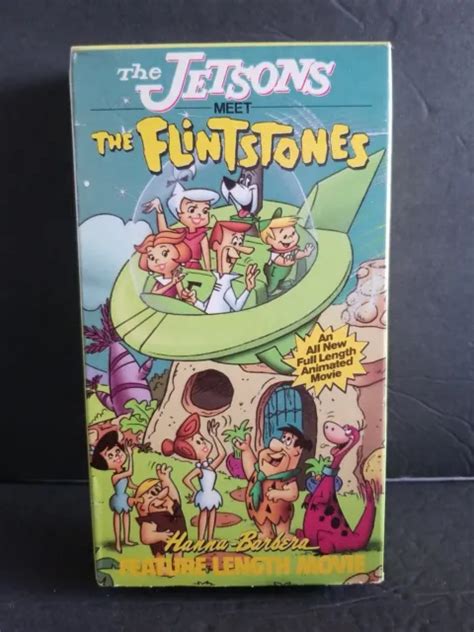 THE JETSONS MEET The Flintstones 1987 VHS Hanna Barbera 13 52