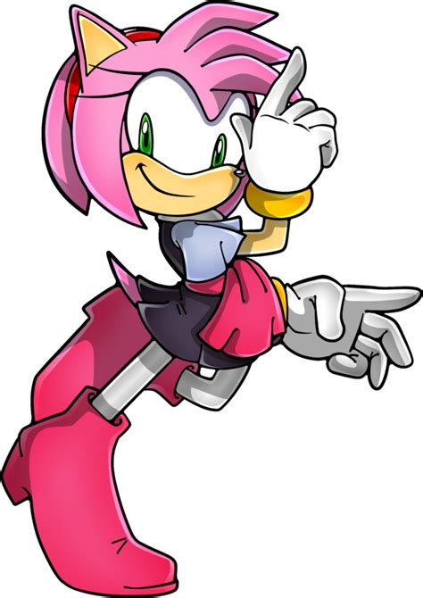 Commission Amy By Siient Angei Sonic Sonic The Hedgehog Hedgehog