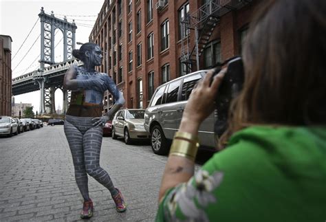 Body Painting Urban Camouflauge Cbs News
