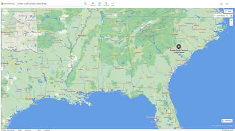 Sumter South Carolina Map And Sumter South Carolina Satellite Image