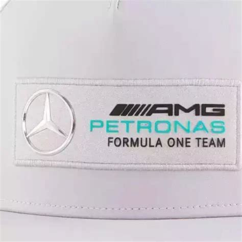 Mercedes Benz Amg Petronas F1 Puma Flat Brim Cap Grey Racegear