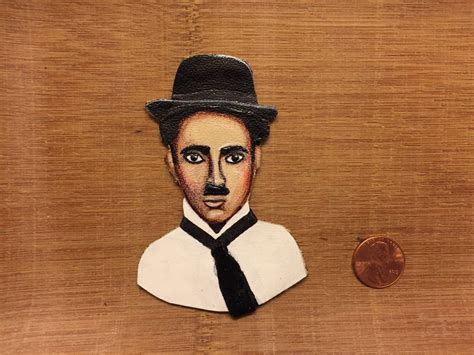 Charlie Chaplin Pinbrooch Etsy