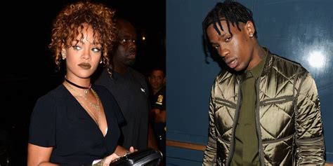Rihanna Reportedly Dating Travis Scott Rihanna And Travis Scott Party