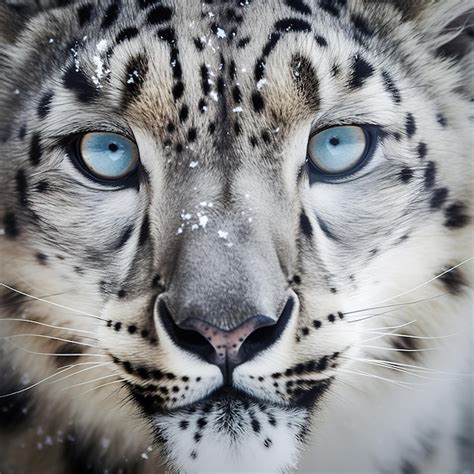 Premium Photo Snow Leopard Portrait