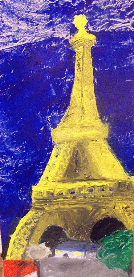 Eiffel Tower Painting By Genadi Georgiev Pixels