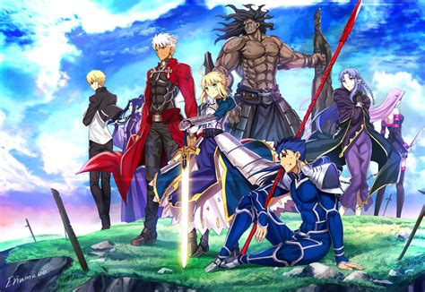Wallpaper Fate Series Fate Stay Night Saber Lancer Fate Stay Night