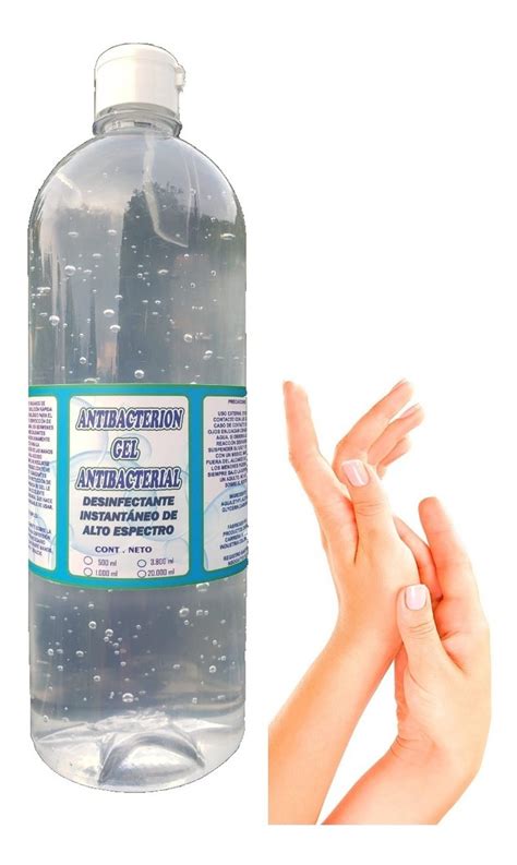 Gel Antibacterial 70% Alcohol Litro - - L a $19500 - $ 19.500 en