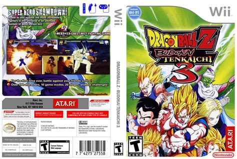 Budokai tenkaichi, originally published in japan as dragon ball z: Dragonball Z - Budokai 3 - Nintendo Wii Game Covers ...