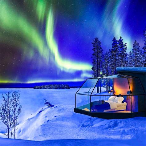 Thermal Glass Igloos Let You Watch The Northern Lights From Bed
