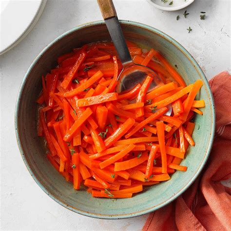 Glazed Julienned Carrots Recipe How To Make It Taste Of Home