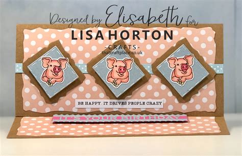 Lisa Horton Crafts Slimline Cards Elisabeth Hogarth Designs