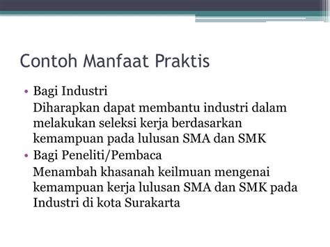 Disintesiskan dengan hasil penelitian terdahulu untuk. PPT - BAGIAN-BAGIAN DALAM PENELITIAN (khususnya ...