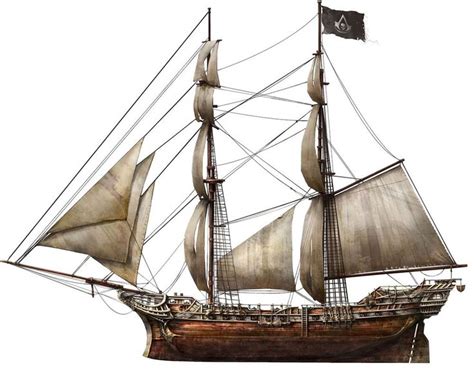 Jackdaw Pirate Ship Art Pirate Ship Ship Paintings