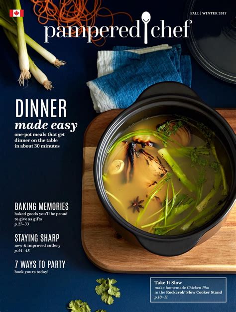 Fallwinter 2017 Catalog Canada Pampered Chef Catalog Pampered
